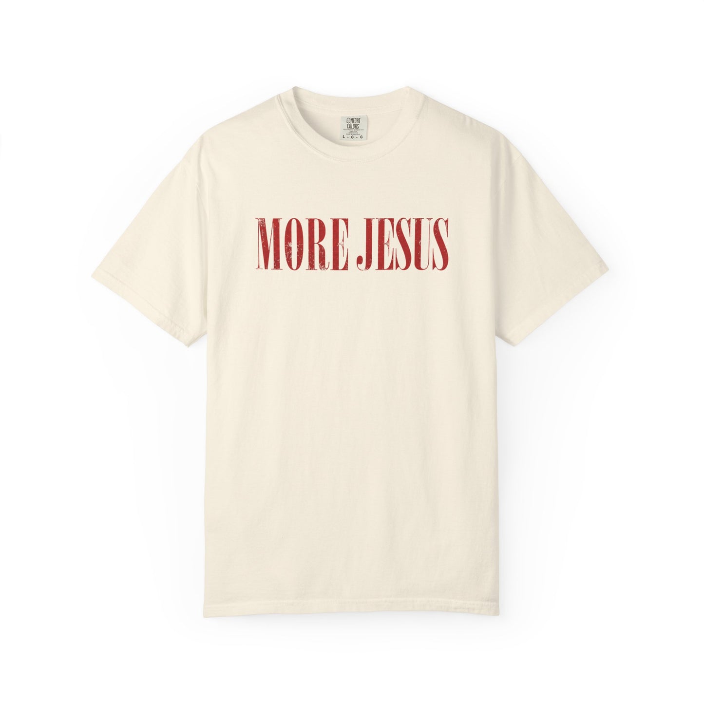 Jesus Prayer T-Shirt — "More Jesus" Graphic Christian Tee