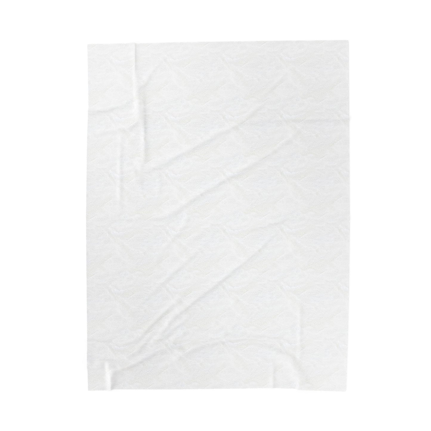 Velveteen Plush Blanket — "More Jesus" Cross Devotional Throw
