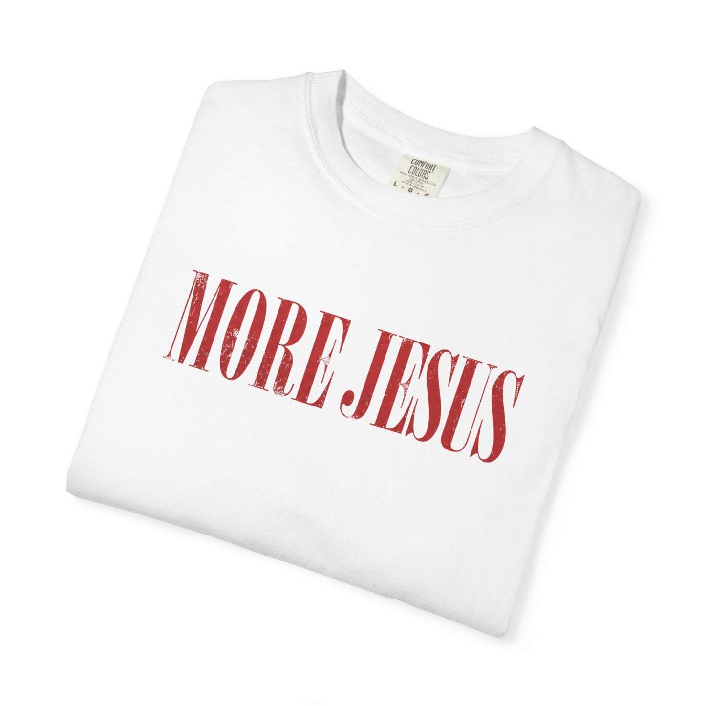 Jesus Prayer T-Shirt — "More Jesus" Graphic Christian Tee