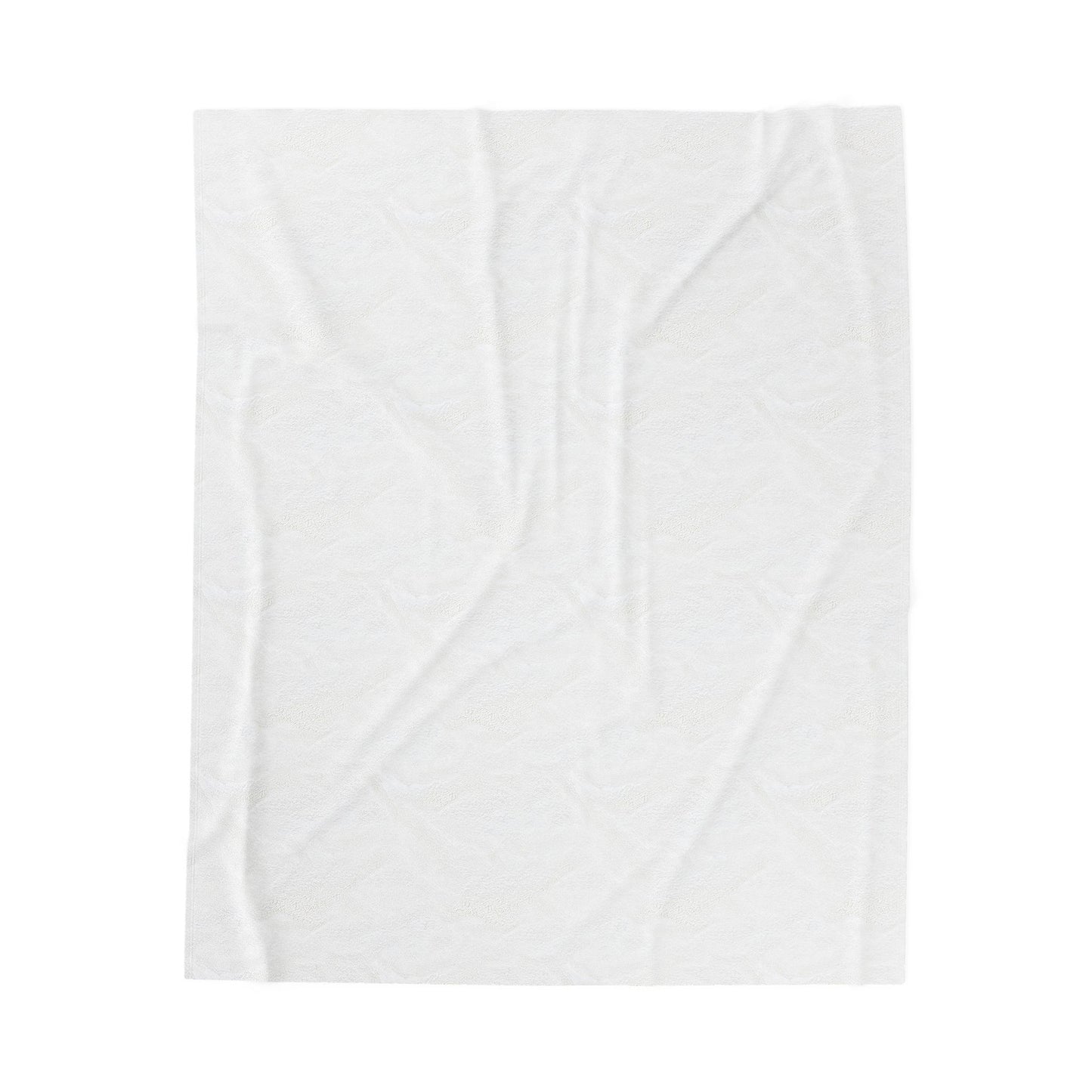 Velveteen Plush Blanket — "More Jesus" Cross Devotional Throw