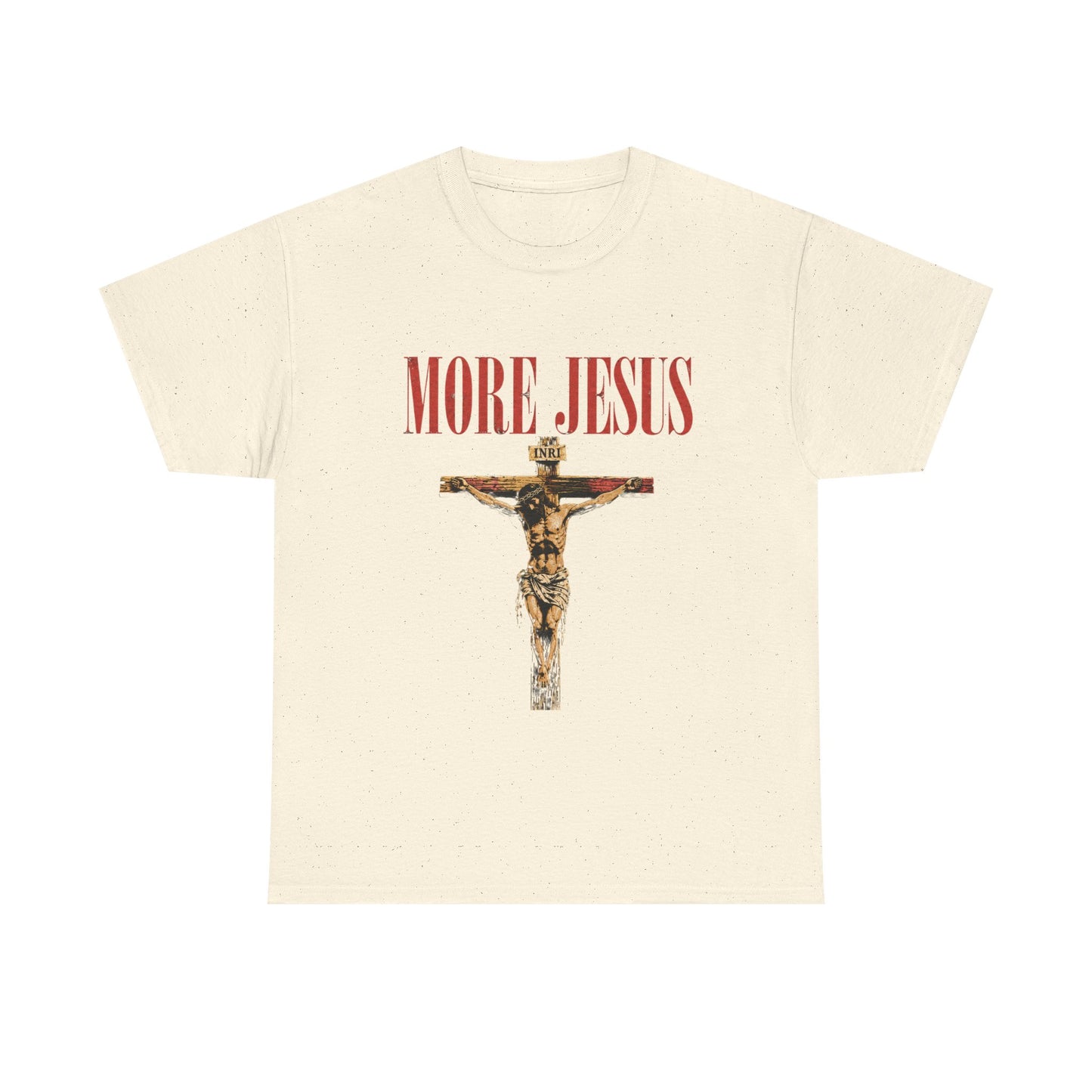 More Jesus T-Shirt — Vintage Crucifix Graphic Christian Tee