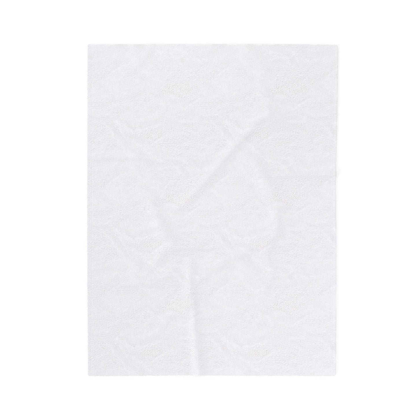 Velveteen Plush Blanket — "More Jesus" Cross Devotional Throw