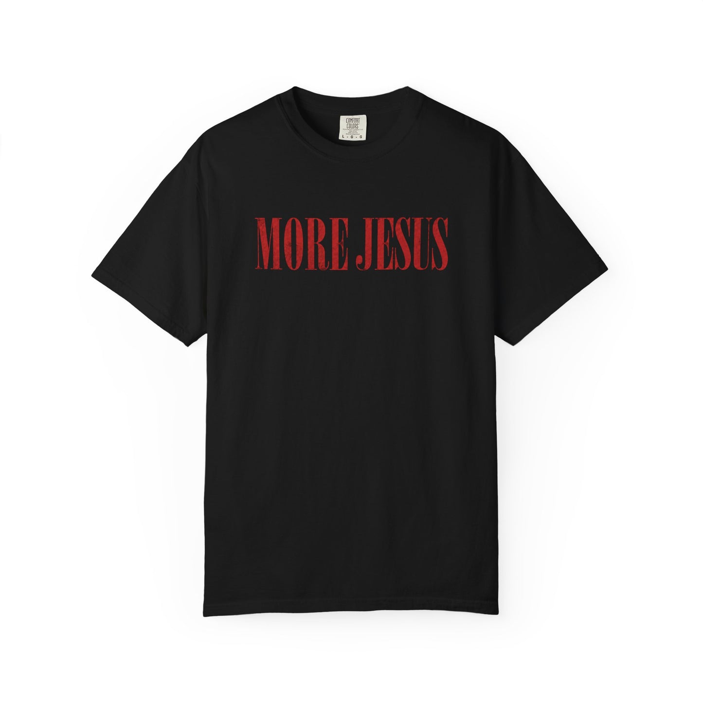Jesus Prayer T-Shirt — "More Jesus" Graphic Christian Tee
